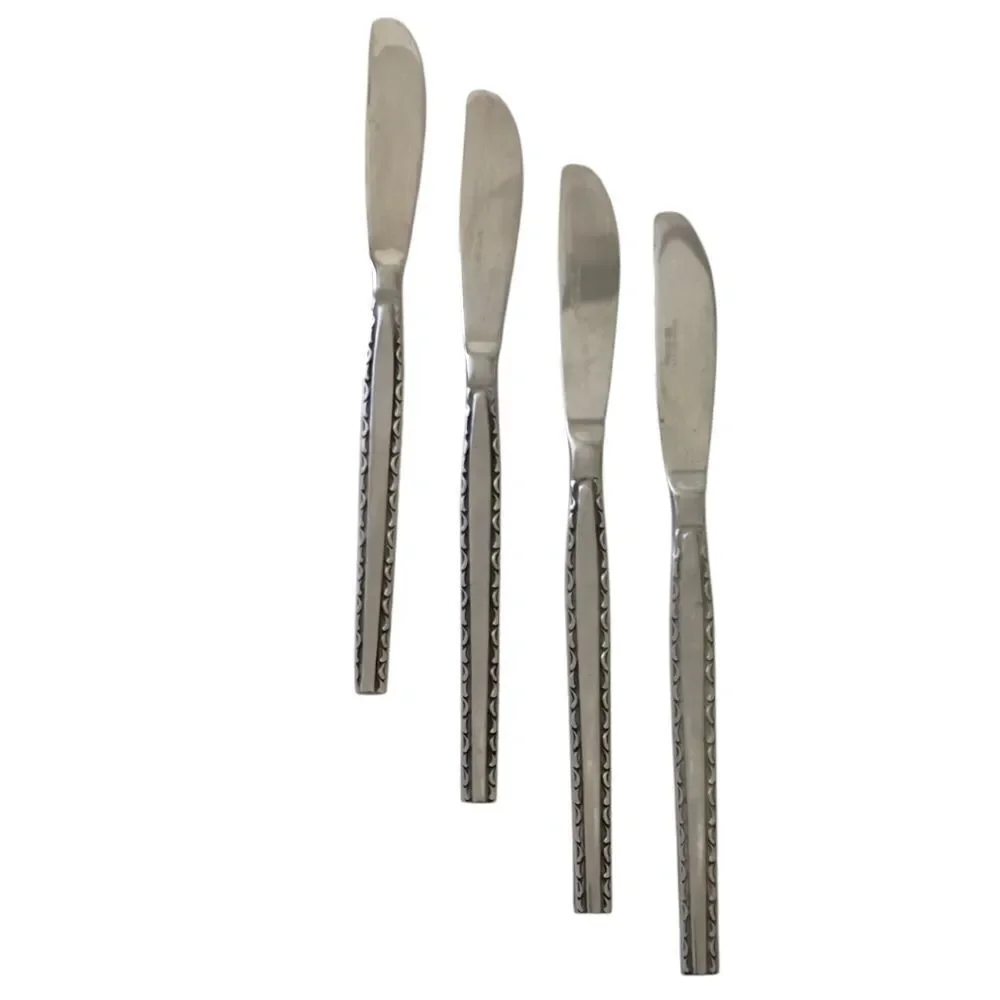 4 Rogers‎ Regina Ensenada Knife Set Knives Flatware Stainless Steel Korea MCM
